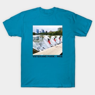 Veterans Park Swan Lagoons • Milwaukee, WI T-Shirt